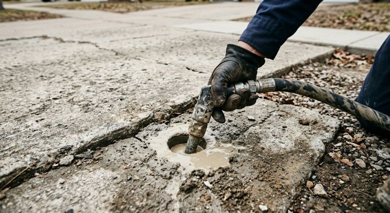 Concrete Patio Raising in Denver, CO