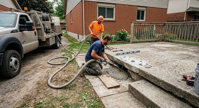 Patio Raising in Columbus, OH