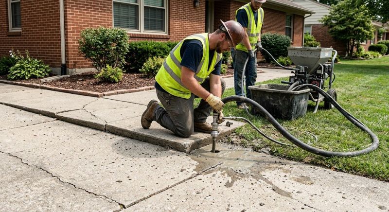 Sidewalk Leveling in San Antonio, TX