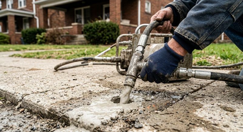 Sidewalk Raising in West Des Moines, IA