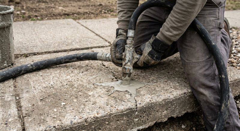 Walkway Leveling in Des Moines, IA
