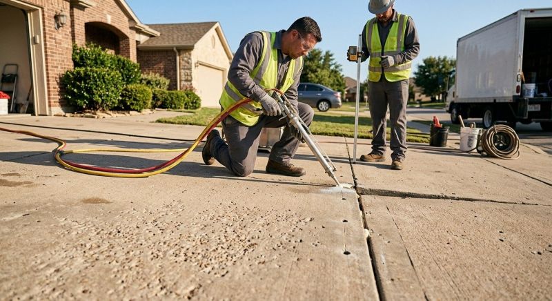 Concrete Poly Jacking in San Antonio, TX