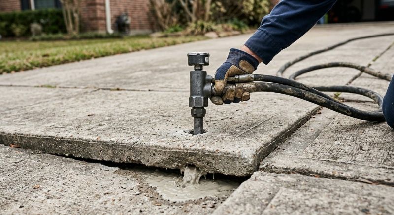 Concrete Slab Jacking in Des Moines, IA