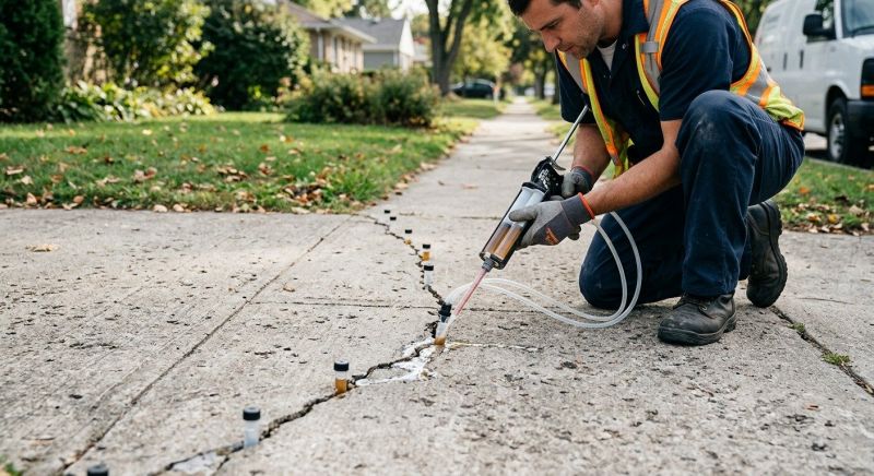 Sunken Sidewalk Repair in Columbus, OH